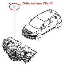 GRILA RADIATOR CLIO 4       622563184R